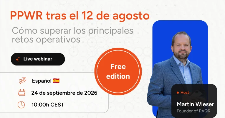 24 september 2026 – 10:00 uur CESTRequisitos e Implementación del PPWR: De la teoría a la práctica